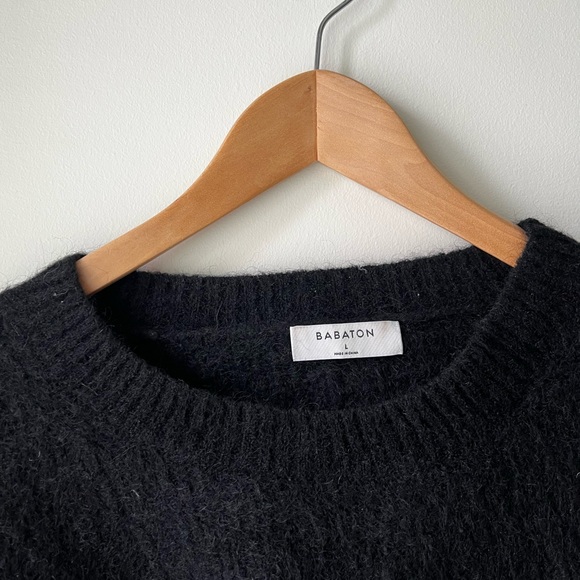 Aritzia Babaton Delton Sweater - Black - Size L - Picture 3 of 7